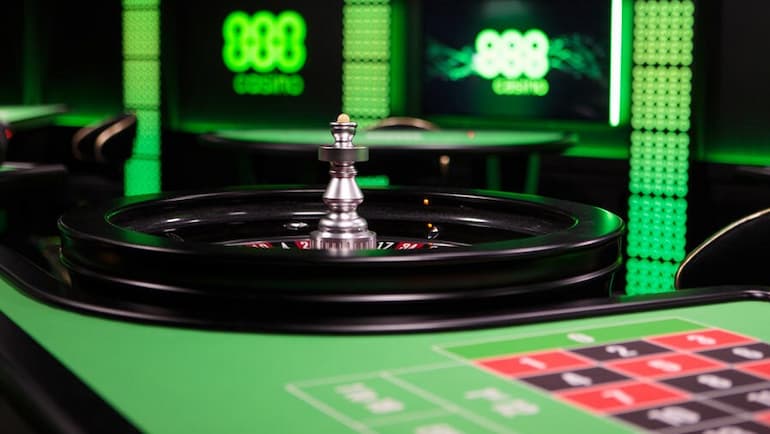 Un'altra immagine della roulette di 888casino!