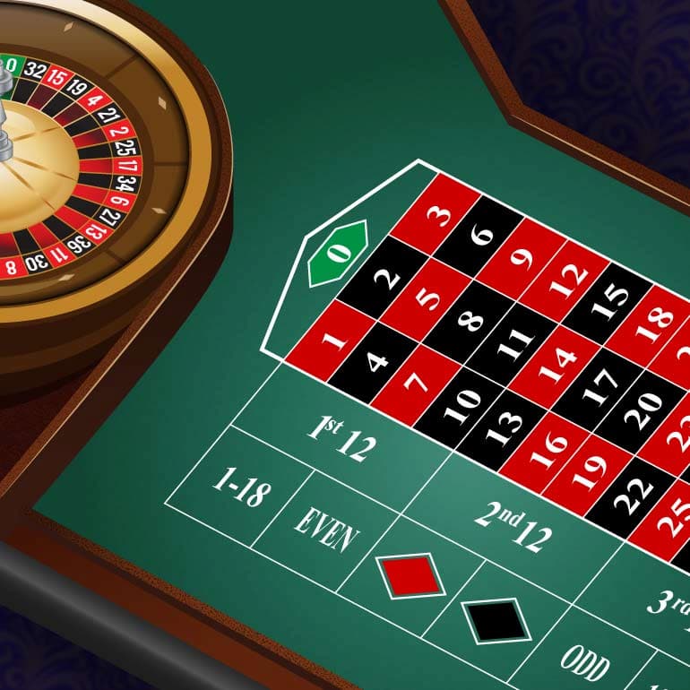 Il tavolo della roulette