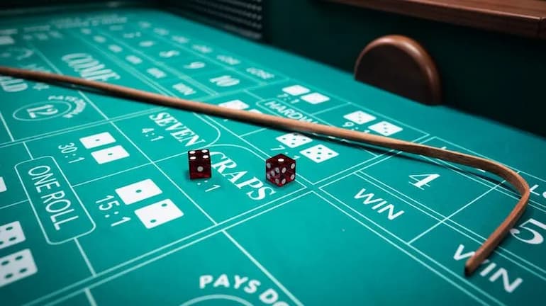 Il leggendario tappeto dei craps