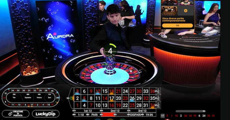 Croupier dal Vivo