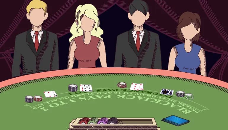 Un disegno per il blackjack