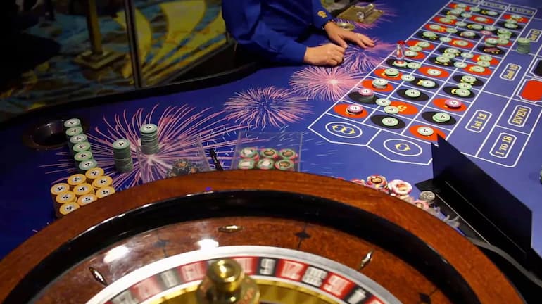 La roulette in un casinò
