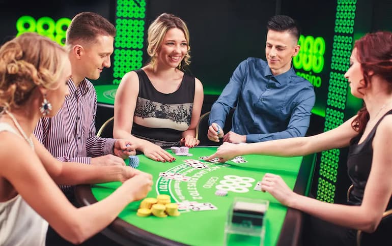 Il tavolo di 888poker di blackjack