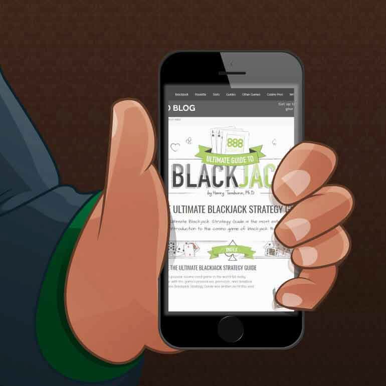 Il blackjack sul mobile di 888casino!