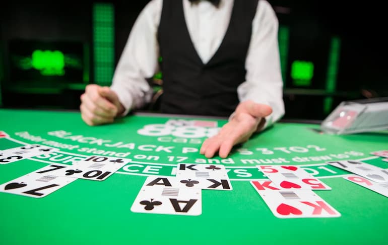 Il tavolo di blackjack di 888casino