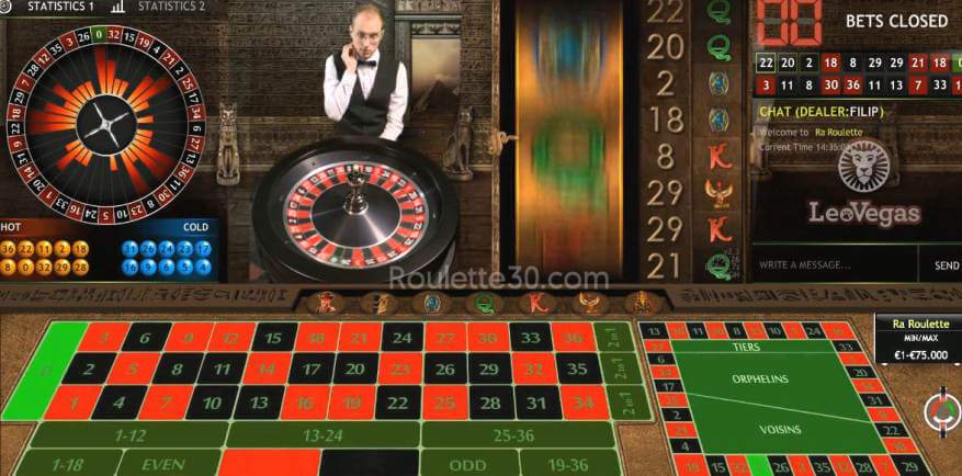 La roulette di Extreme live gaming