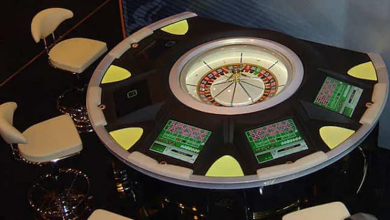 La roulette all'interno di un club