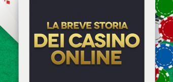 La storia dei casino online