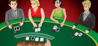 Un tavolo di blackjack