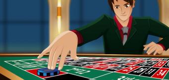 Un giocatore di roulette che applica il sistema d'Alembert