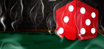 Un dado fumante