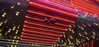 Le telecamere di un casinò