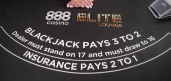 Il tavolo da blackjack