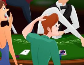 Un tavolo di blackjack