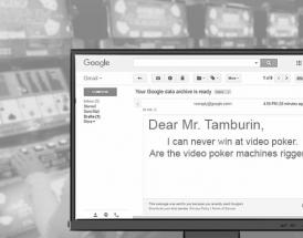 La mail ricevuta dal nostro esperto Tamburin