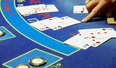 Un tavolo da blackjack