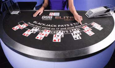 Il tavolo di blackjack