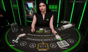 Croupier dal vivo