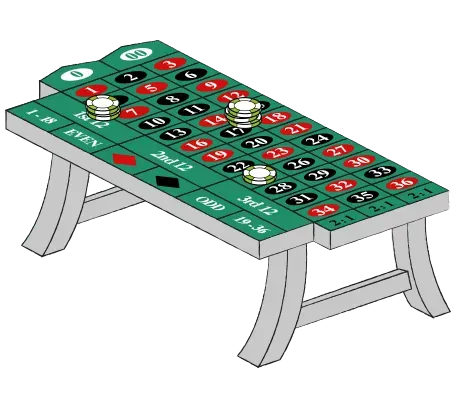 roulette table