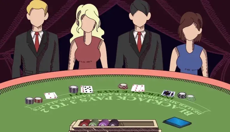 Un disegno per il blackjack