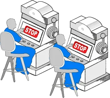 Il pulsante stop non influisce