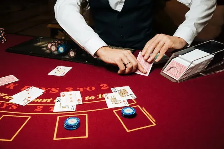 Il tavolo di blackjack