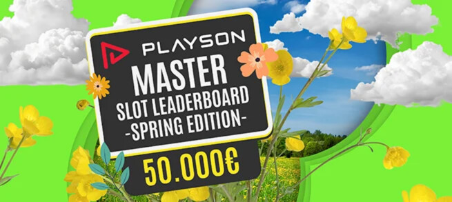 Playson Master Slot Leaderboard 50K Spring Edition