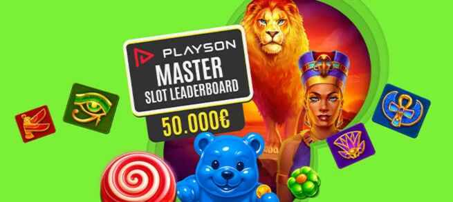 Scala la classifica Playson Master da 50.000€   