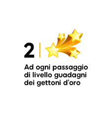 Climb the levels to receive gold tokens.